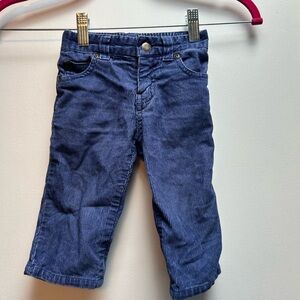 Janie and Jack Toddler Blue Corduroy Pants